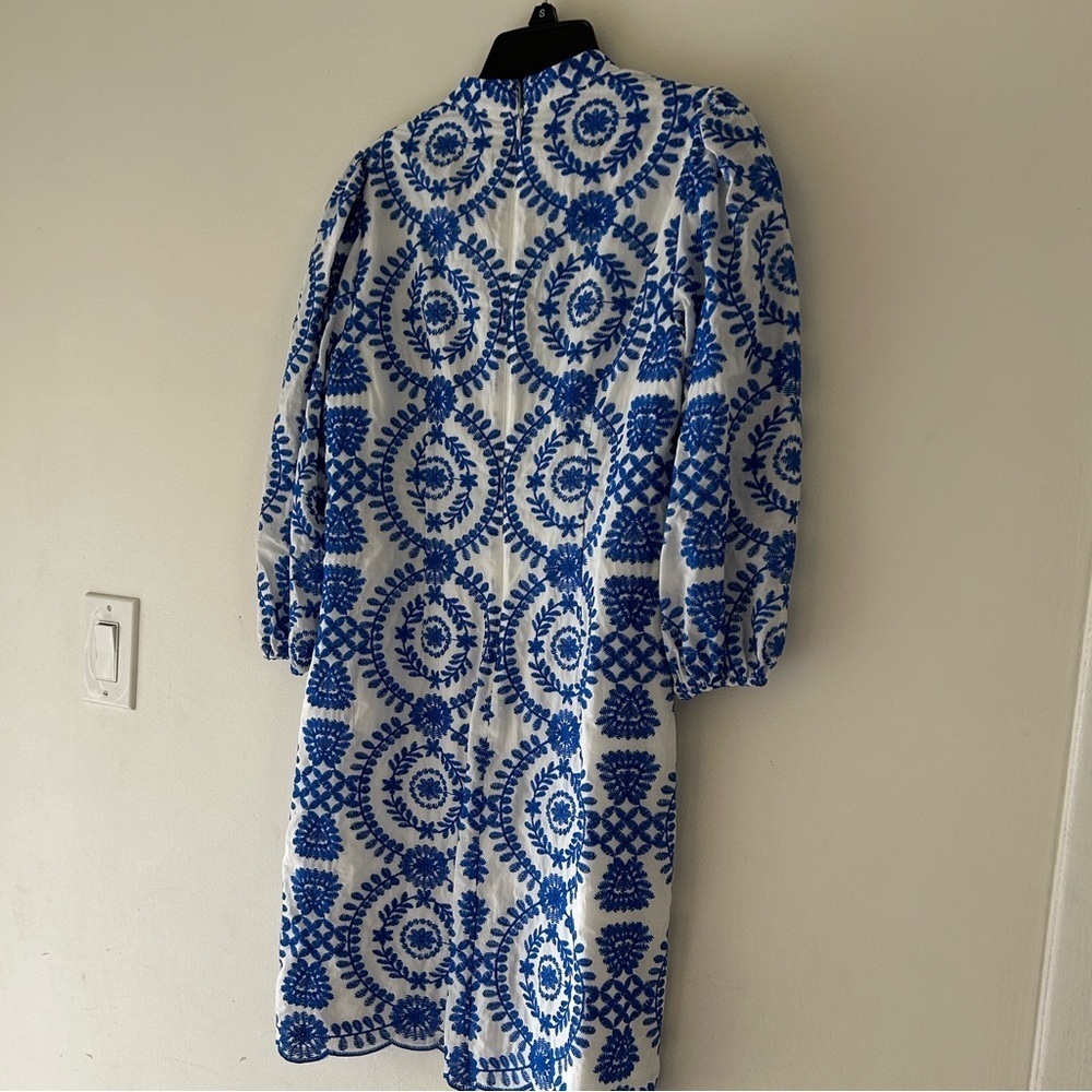 NWOT Jessica Howard Floral Blue and White Dress - Picture 9 of 16